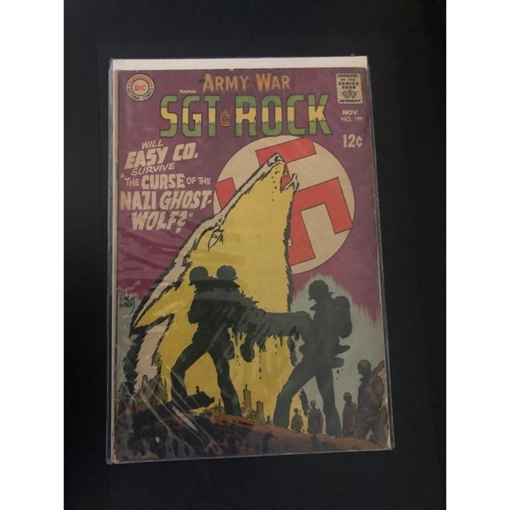 Our Army At War FEATURING SGT. ROCK #199  Kubert Cover DC 1969